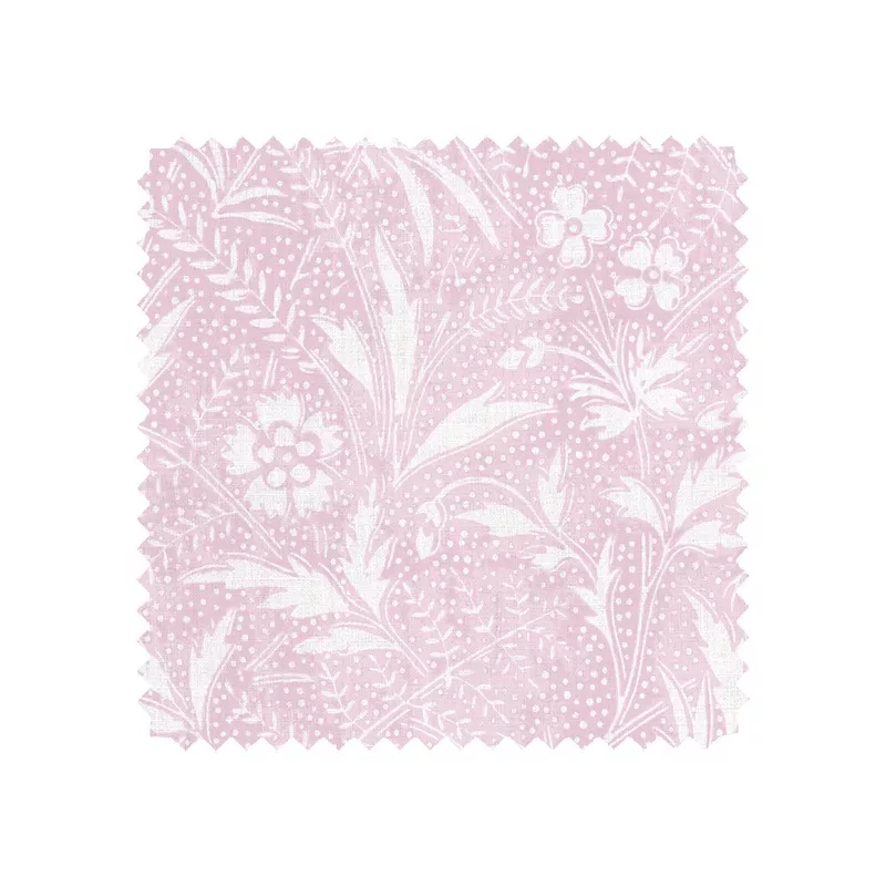 ‘Brigitta’ Linen Fabric by Sarah Jessica Parker – Pink Slipper