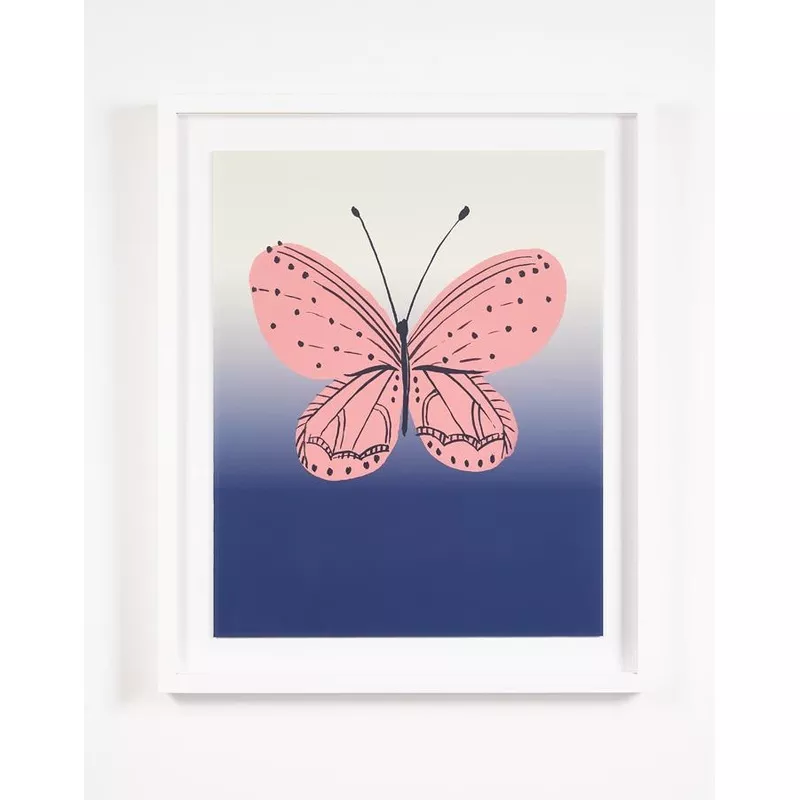 ‘Butterfly Ombre’ Framed Art by Tea Collection