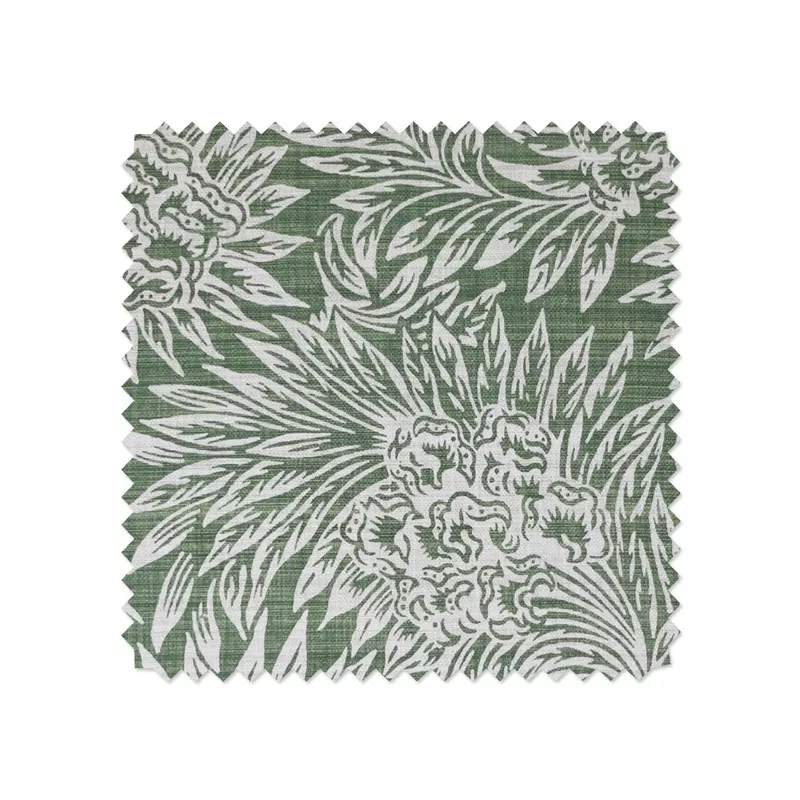 ‘Herald’ Linen Fabric by Nathan Turner – Green