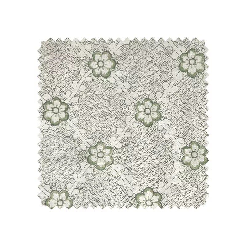 ‘Lucia’ Linen Fabric by Nathan Turner – Green