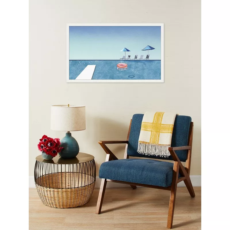 ‘Palm Springs Deck’ by Nathan Turner Framed Art