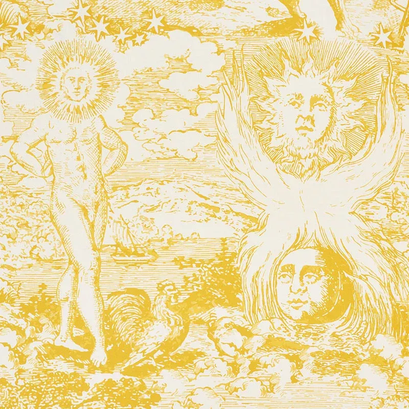 SCHUMACHERJOHNSON HARTIG MODERN TOILE PRINTS PRINTS YELLOW - 178622