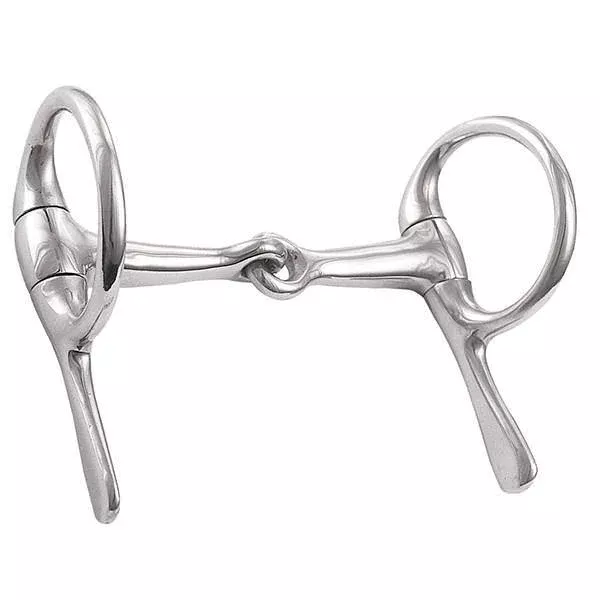Snaffle Half Cheek Driving Bit, NP/MI, 4-1/2″