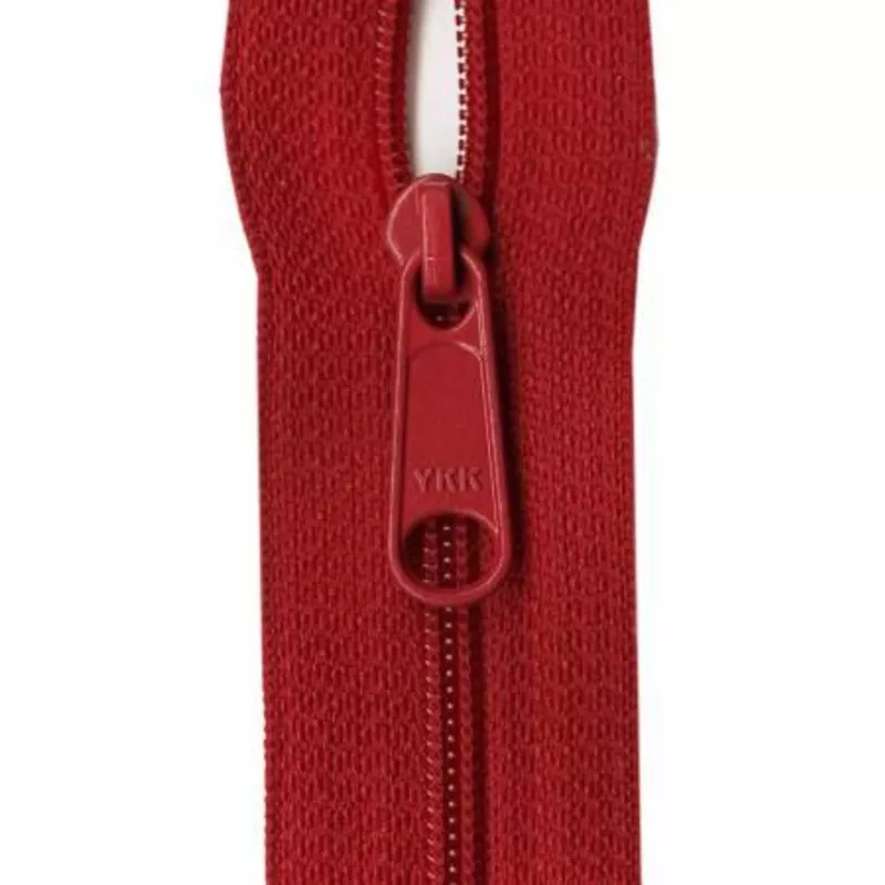 Ziplon Closed Bottom Zipper14 – Red – 04-14519