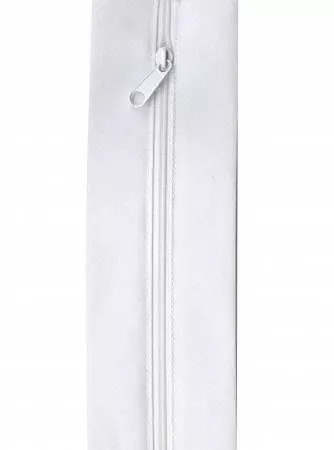 Zippity-Do-Done 18in Zipper With Pull White JT-1612