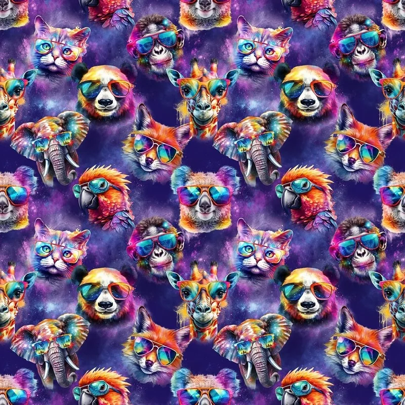 Zoo Party Fabric