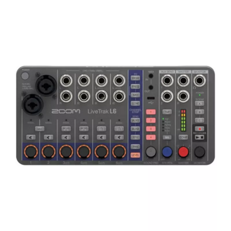 Zoom L-6 LiveTrak 10-Track Digital Mixer / Recorder