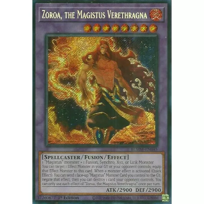 Zoroa, the Magistus Verethragna [BLMM-EN045] Secret Rare